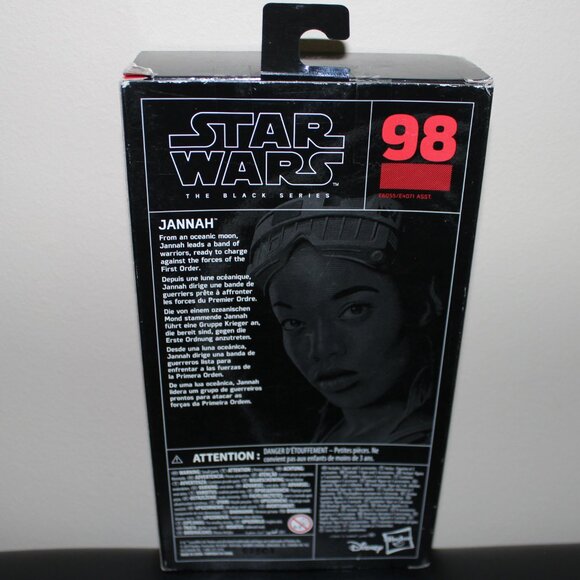 3/$55❤️new damaged box Star Wars The Black Series JANNAH 6" Action Figure #98 - Picture 8 of 8